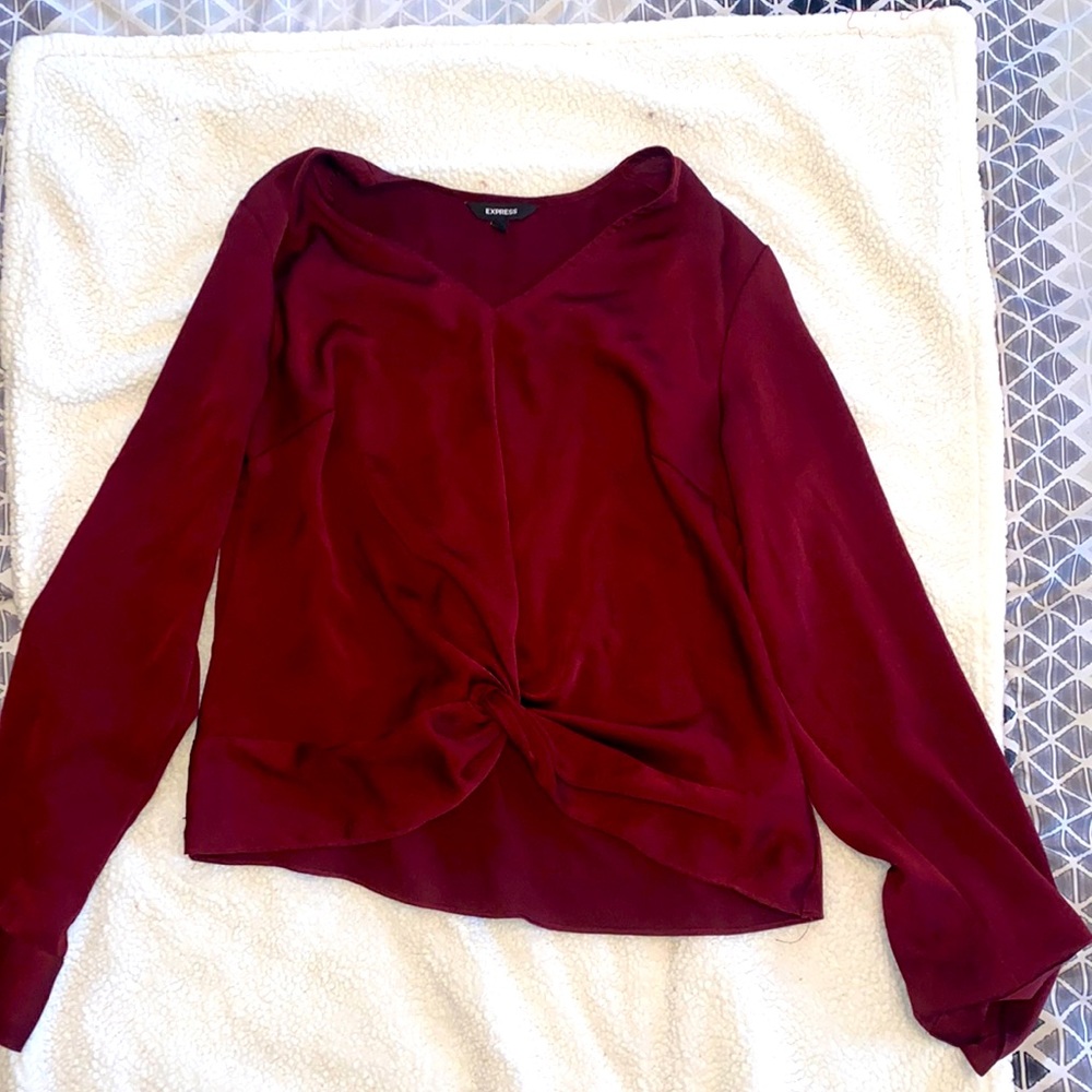 Express maroon blouse